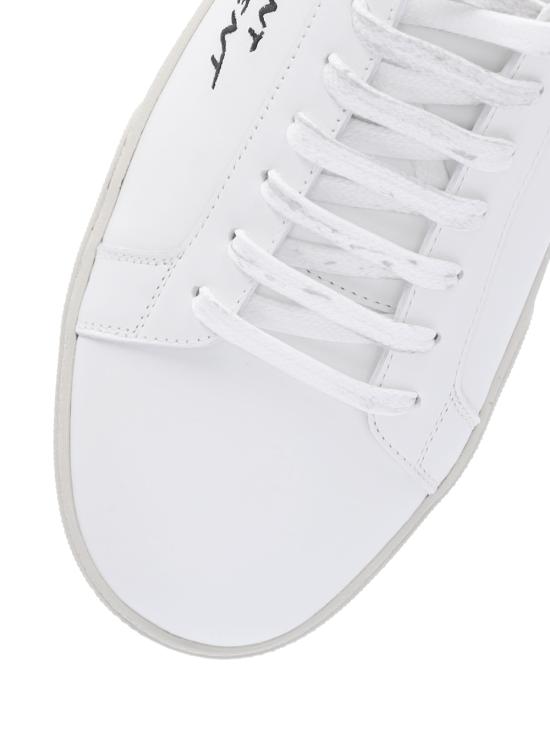 25FW 생로랑 스무스 레더 코트 클래식 SL/06 스니커즈 610685 AABEE 9061 White - SAINT LAURENT
