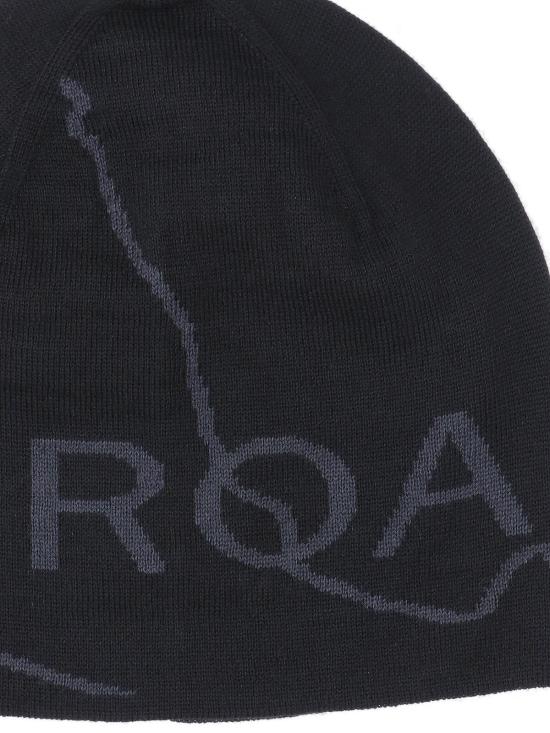 25FW 로아 로고 울 비니 RBUW288YA12 BLK0001 Black - ROA