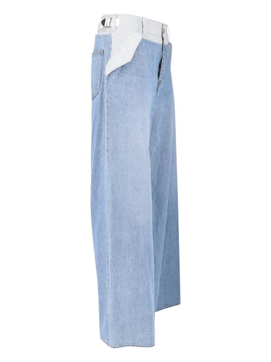 25FW 사카이 데님 팬츠 25 07965 455 Blue - SACAI