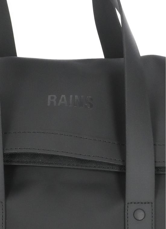 26SS 레인스 백팩 RA12780 2 WAY TOTE BACKPACK MINIBLA Black - RAINS