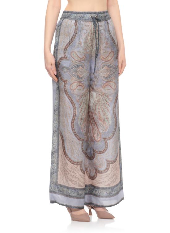 26SS 짐머만 스트레이트 팬츠 5580PRS262 TPBL Purple - ZIMMERMANN