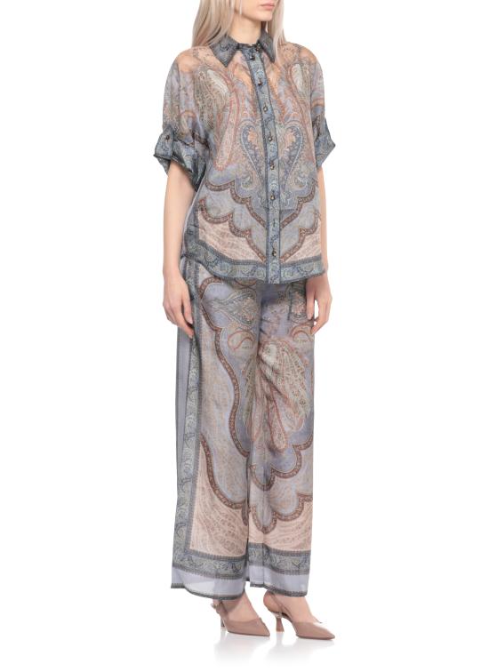 26SS 짐머만 스트레이트 팬츠 5580PRS262 TPBL Purple - ZIMMERMANN