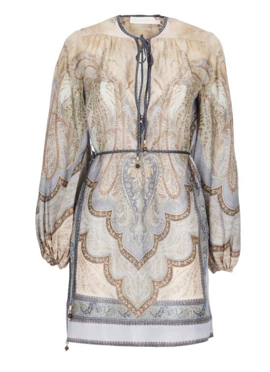 26SS 짐머만 미디 원피스 5807DRS262 TPBL MultiColour