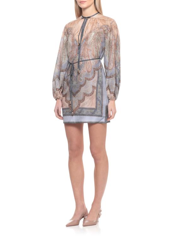 26SS 짐머만 미디 원피스 5807DRS262 TPBL MultiColour - ZIMMERMANN