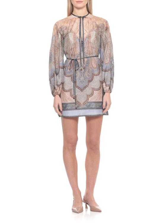 26SS 짐머만 미디 원피스 5807DRS262 TPBL MultiColour - ZIMMERMANN