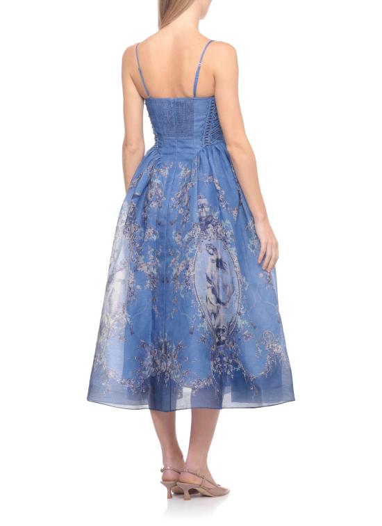 26SS 짐머만 미디 원피스 6347DC261 BLME Blue - ZIMMERMANN