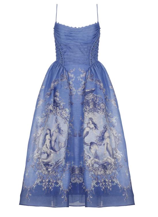 26SS 짐머만 미디 원피스 6347DC261 BLME Blue