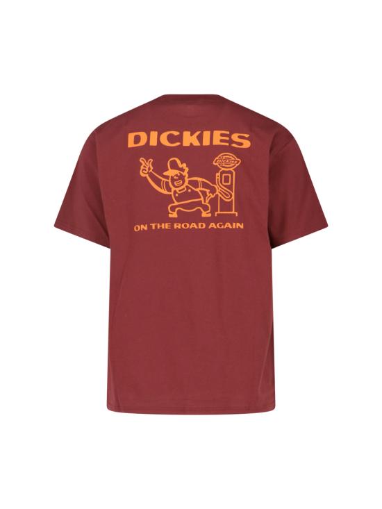 25FW 디키즈 반팔 티셔츠 DK0A87QI L161 Red - DICKIES