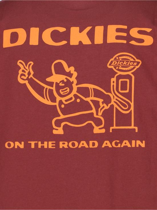 25FW 디키즈 반팔 티셔츠 DK0A87QI L161 Red - DICKIES
