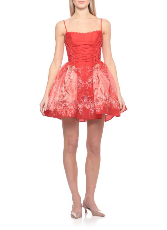 26SS 짐머만 미디 원피스 6913DC261 RDME Red - ZIMMERMANN