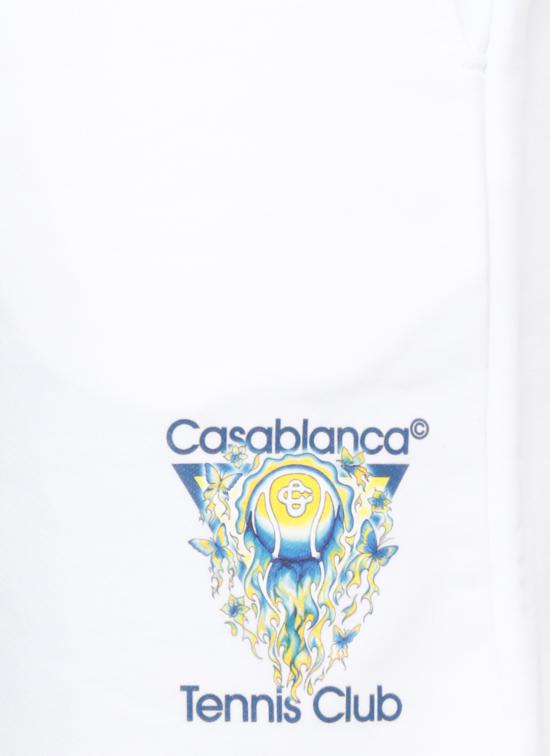 26SS 카사블랑카 숏팬츠 MSP26JTR00302 OFF WHITE LOOPBACK White - CASABLANCA