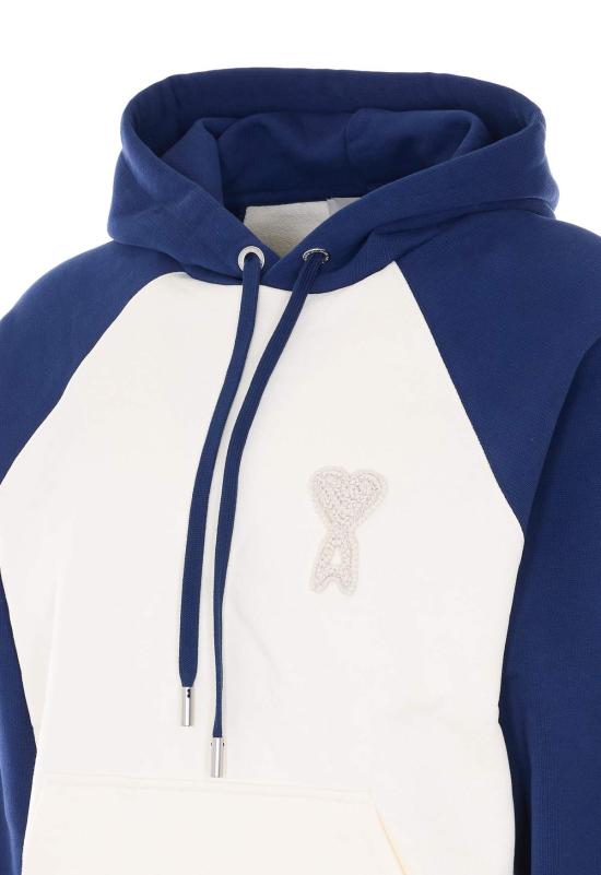  아미 긴팔 티셔츠 Ami Alexandre Mattiussi Ami De Coeur 후디 - AMI