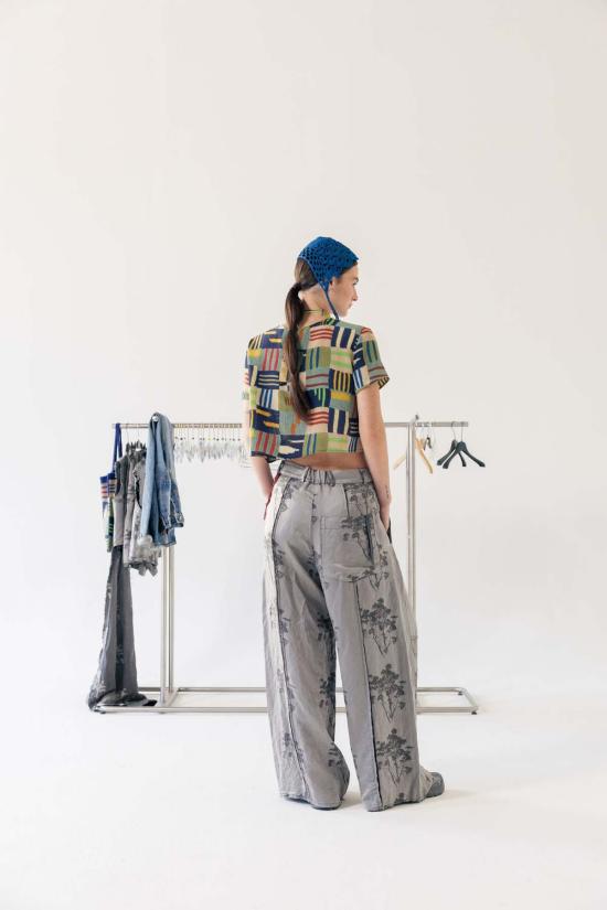  Serien°umerica 반팔 티셔츠 세리엔우메리카 크롭 프린트 티셔츠 샌드 - OTHER BRANDS