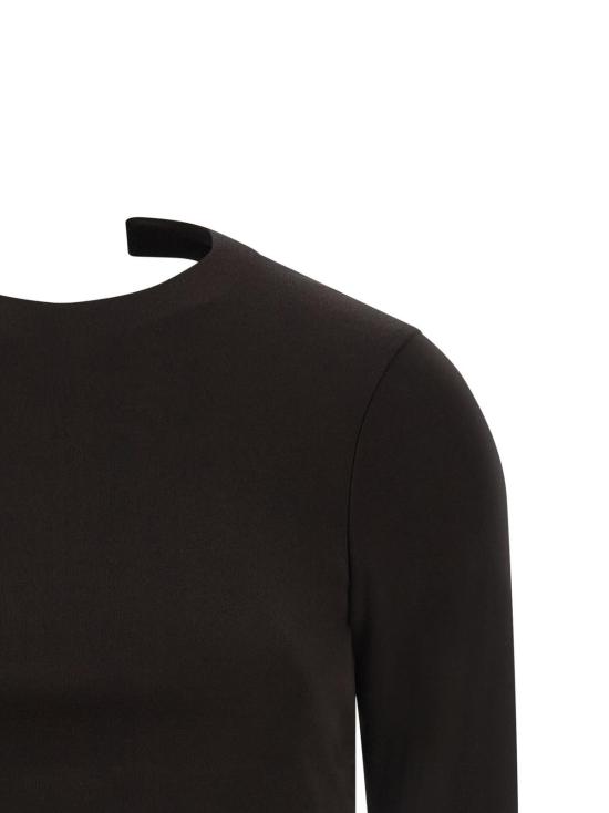  톰포드 긴팔 티셔츠 톰 포드 임파서블 탑 브라운 - TOMFORD