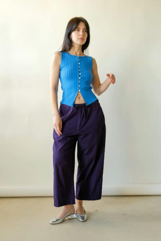  드리스 반 노튼 크롭 팬츠 Dries Van Noten 드로스트링 팬츠 - DRIES VAN NOTEN