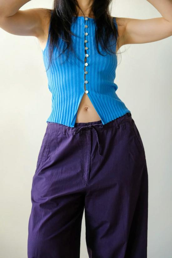  드리스 반 노튼 크롭 팬츠 Dries Van Noten 드로스트링 팬츠 - DRIES VAN NOTEN