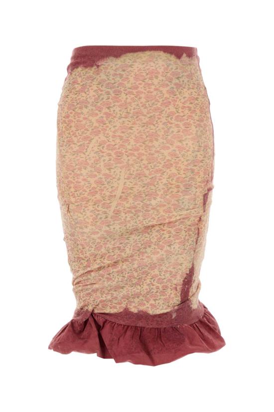 26SS 디젤 미디 스커트 A229400IFBA 38WA Floral