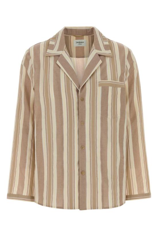 26SS 생로랑 셔츠 857276Y2N58 2726 Stripped