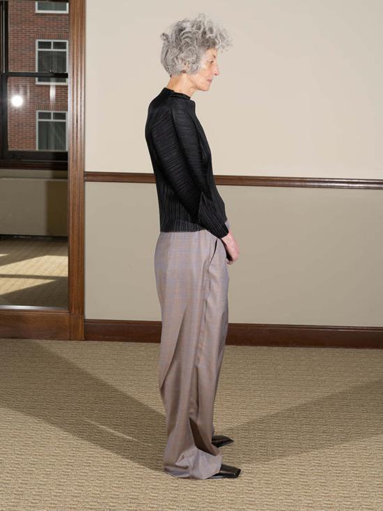  이세이 미야케 블라우스 스카이라인 탑 블랙 - ISSEY MIYAKE