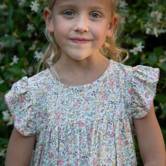  [키즈] Beet World 원피스 키즈 비트 월드 걸스 한나 드레스 (플러터 소매) - BEET WORLD