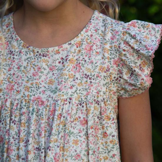  [키즈] Beet World 원피스 키즈 비트 월드 걸스 한나 드레스 (플러터 소매) - BEET WORLD