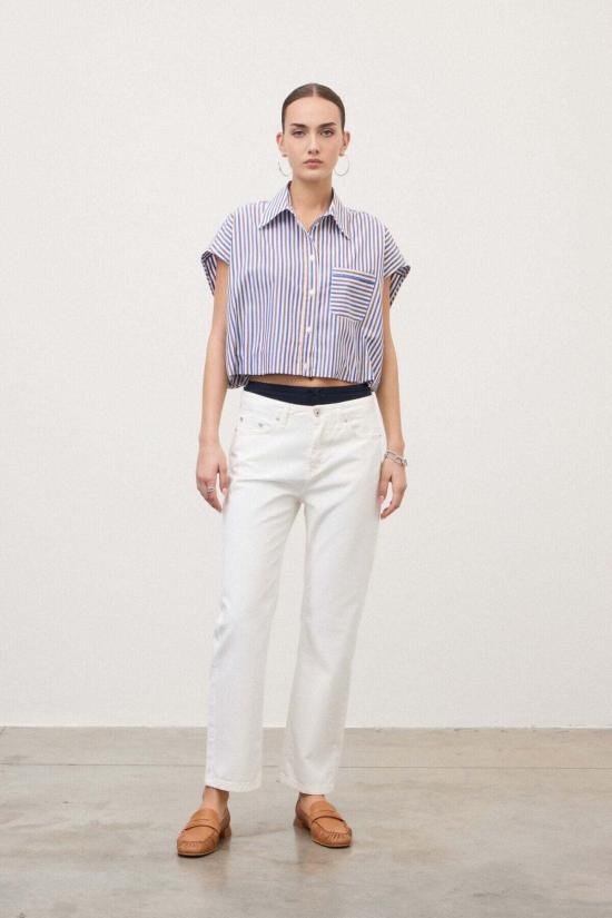  오또다메 블라우스 오토다메 벌룬 이펙트 셔츠 탑