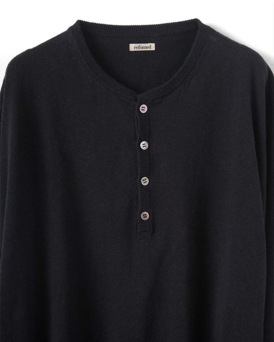  리폼드 폴로 티셔츠 REKN 015 BLK BLACK - REFOMED