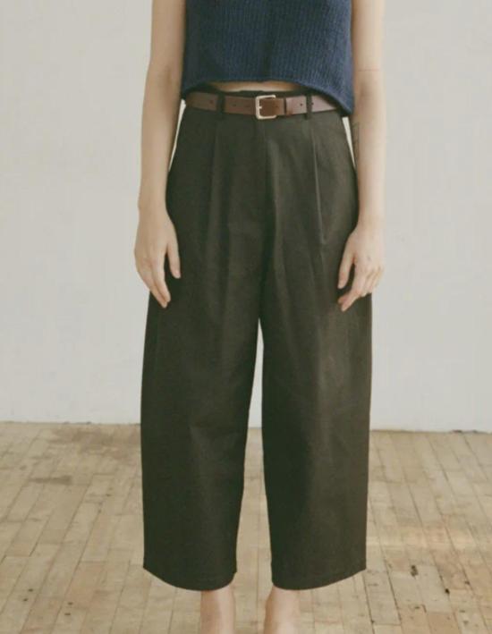  샤이나 모트 스트레이트 팬츠 보이 바지