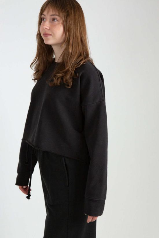  로렌 마누지안 스웨터 로렌 마누기안 플리스 크루넥 - LAUREN MANOOGIAN