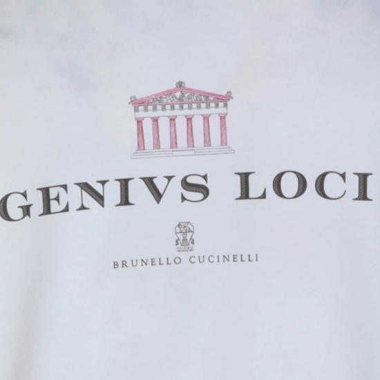  브루넬로 쿠치넬리 반팔 티셔츠 Brunello Cucinelli 코튼 티셔츠 - BRUNELLO CUCINELLI