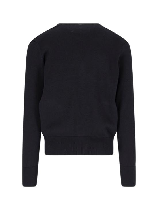  아미 가디건 Ami Alexandre Mattiussi Ami De Coeur 카디건 블랙 - AMI