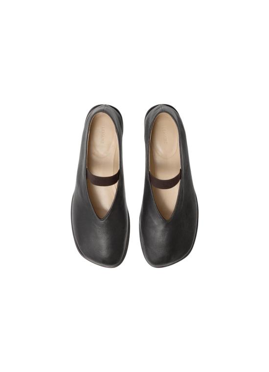  르메르 플랫 슈즈 글러브 발레리나 다크 초콜릿 - LEMAIRE
