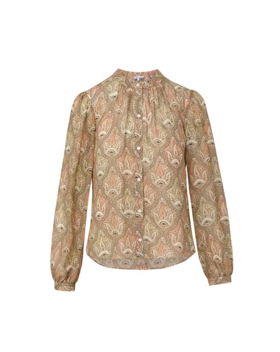  베로니카비어드 블라우스 베로니카 비어드 애슐린 탑 스톤 카키 멀티 - VERONICA BEARD