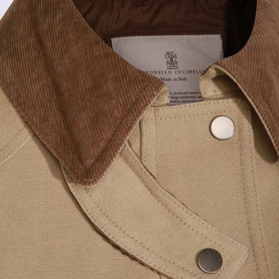  브루넬로 쿠치넬리 자켓 Brunello Cucinelli 코튼 캐주얼 재킷 - BRUNELLO CUCINELLI
