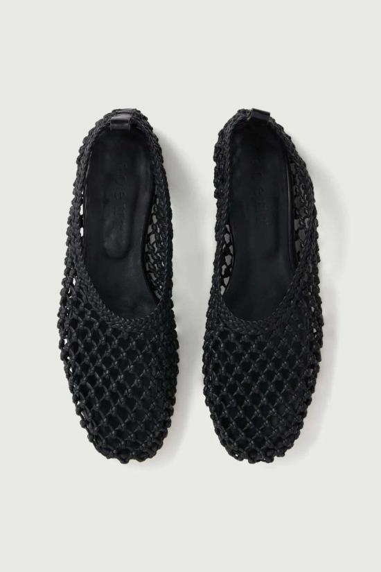  쉐르 플랫 슈즈 Soeur Tosca 발레 플랫 느와르 - SOEUR