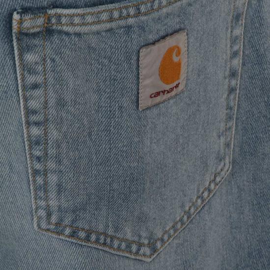 칼하트 숏팬츠 카하트 코튼 반바지 블루 헤비 워른 - CARHARTT