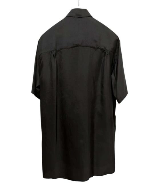  요지 야마모토 반팔 티셔츠 빅 사이즈 반팔 셔츠 블랙 - YOHJI YAMAMOTO