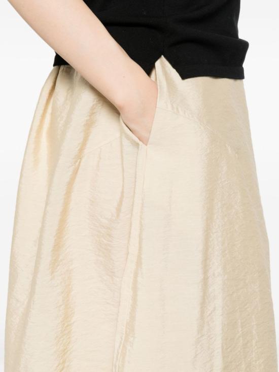  토템 미디 스커트 실크 파라슈트  베이지 - TOTEME