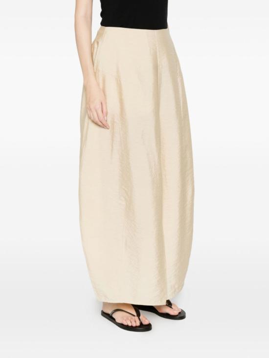  토템 미디 스커트 실크 파라슈트  베이지 - TOTEME