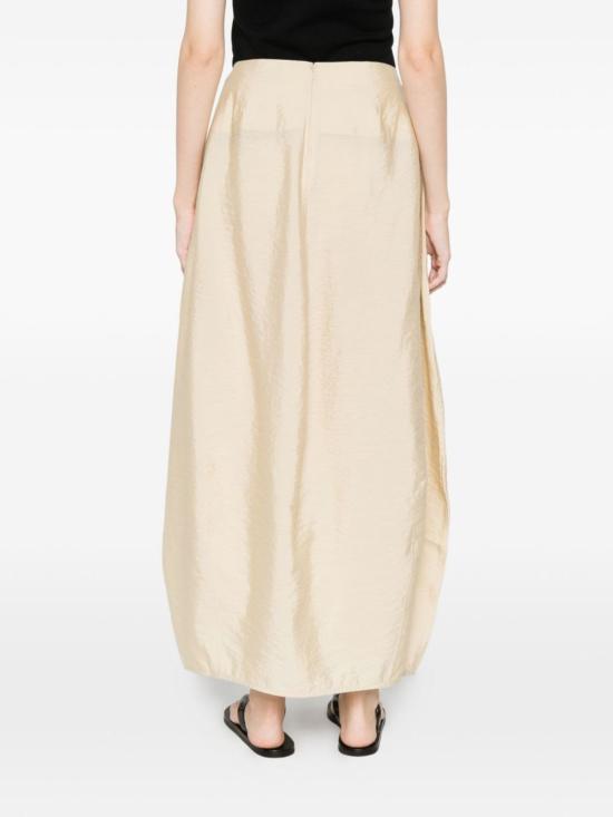  토템 미디 스커트 실크 파라슈트  베이지 - TOTEME