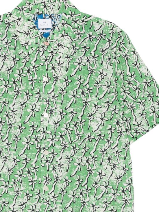 26SS 폴 스미스 반팔 셔츠 M2R896Z V2265633 Green - PAUL SMITH