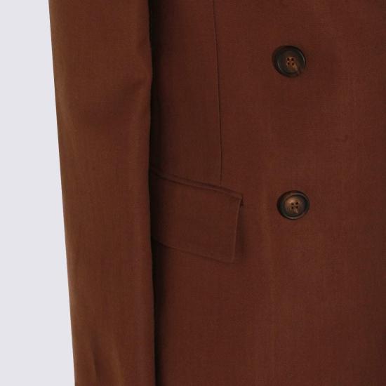  브루넬로 쿠치넬리 수트 자켓 Brunello Cucinelli 비스코스 블레이저 - BRUNELLO CUCINELLI