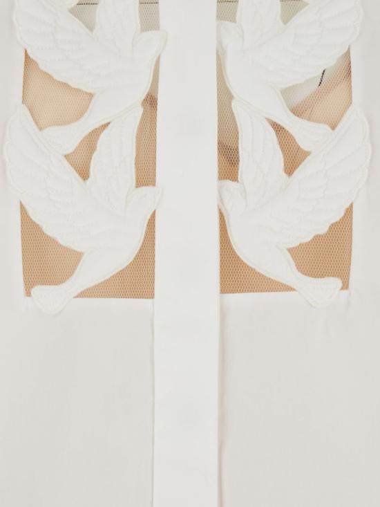  짐머만 블라우스 지머만 루나 코튼  아이보리 - ZIMMERMANN