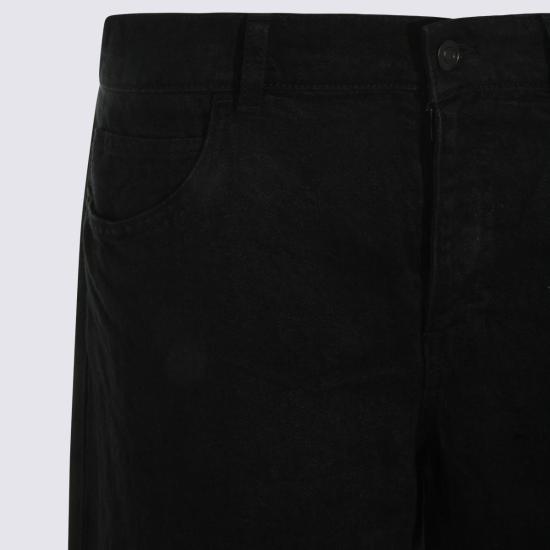  더로우 데님 팬츠 더 로우 코튼 에글리타 진 블랙 - THE ROW