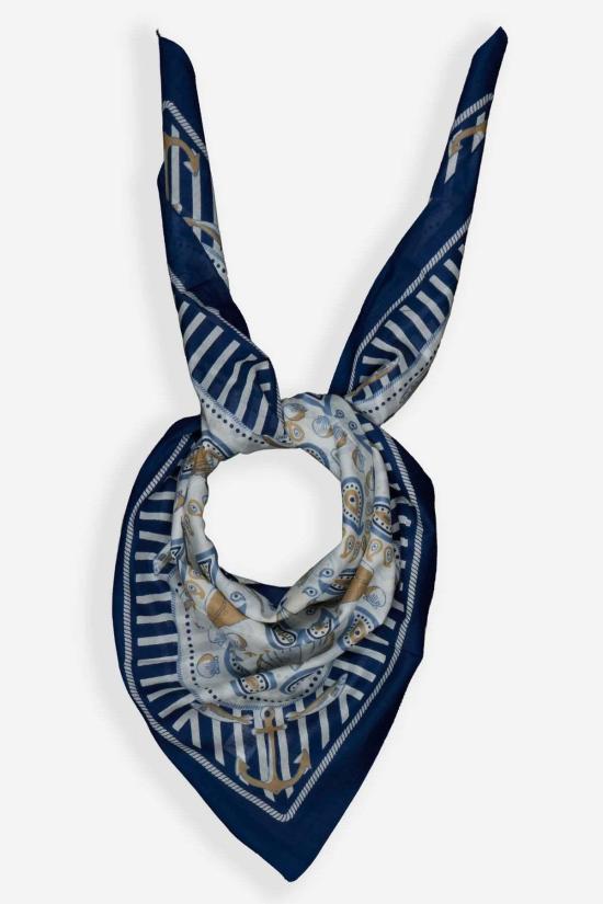  메종 르콩트 플라망 헤어 액세서리 Maison Lecomte Flament Bretagne 코튼 스카프 - MAISON LECOMTE FLAMENT