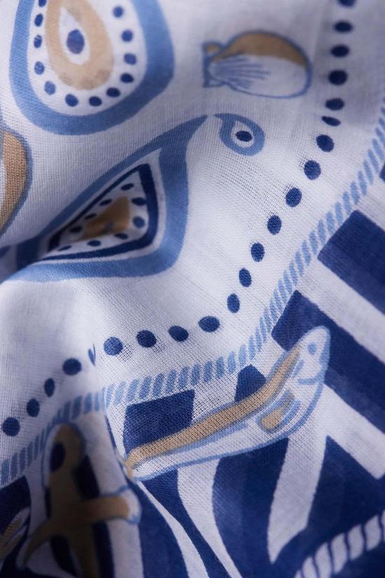  메종 르콩트 플라망 헤어 액세서리 Maison Lecomte Flament Bretagne 코튼 스카프 - MAISON LECOMTE FLAMENT