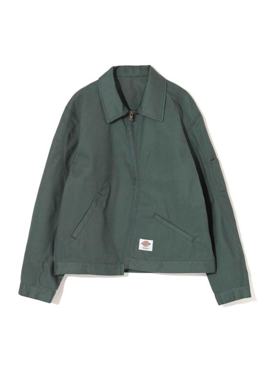  언더커버 자켓 테일 곡선형 지퍼 블라우스