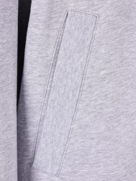 26SS 브루넬로 쿠치넬리 지퍼 디테일 테크노 코튼 플리스 MW8639072G C9300 Grey - BRUNELLO CUCINELLI