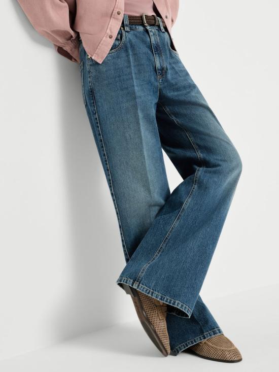 26SS 브루넬로 쿠치넬리 데님 팬츠 MA095P4045 C9039 Blue - BRUNELLO CUCINELLI