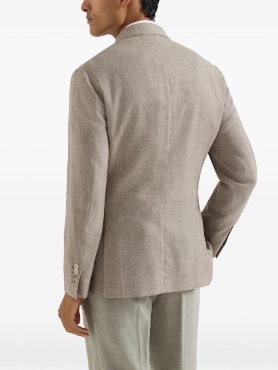 26SS 브루넬로 쿠치넬리 수트 자켓 MZ4047BND C040 Beige - BRUNELLO CUCINELLI